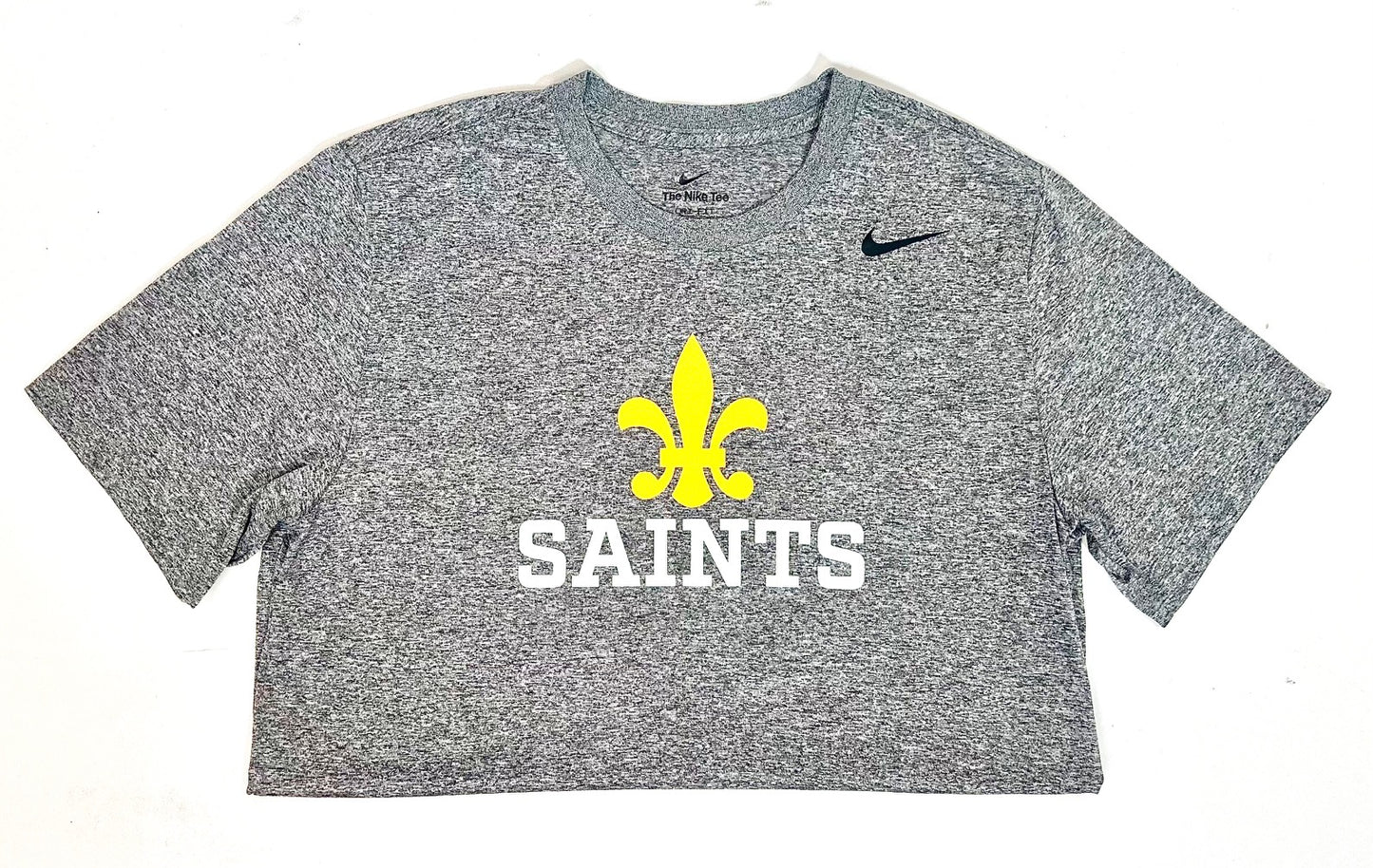 Women's Grey T-Shirt (Fleur de Lis)