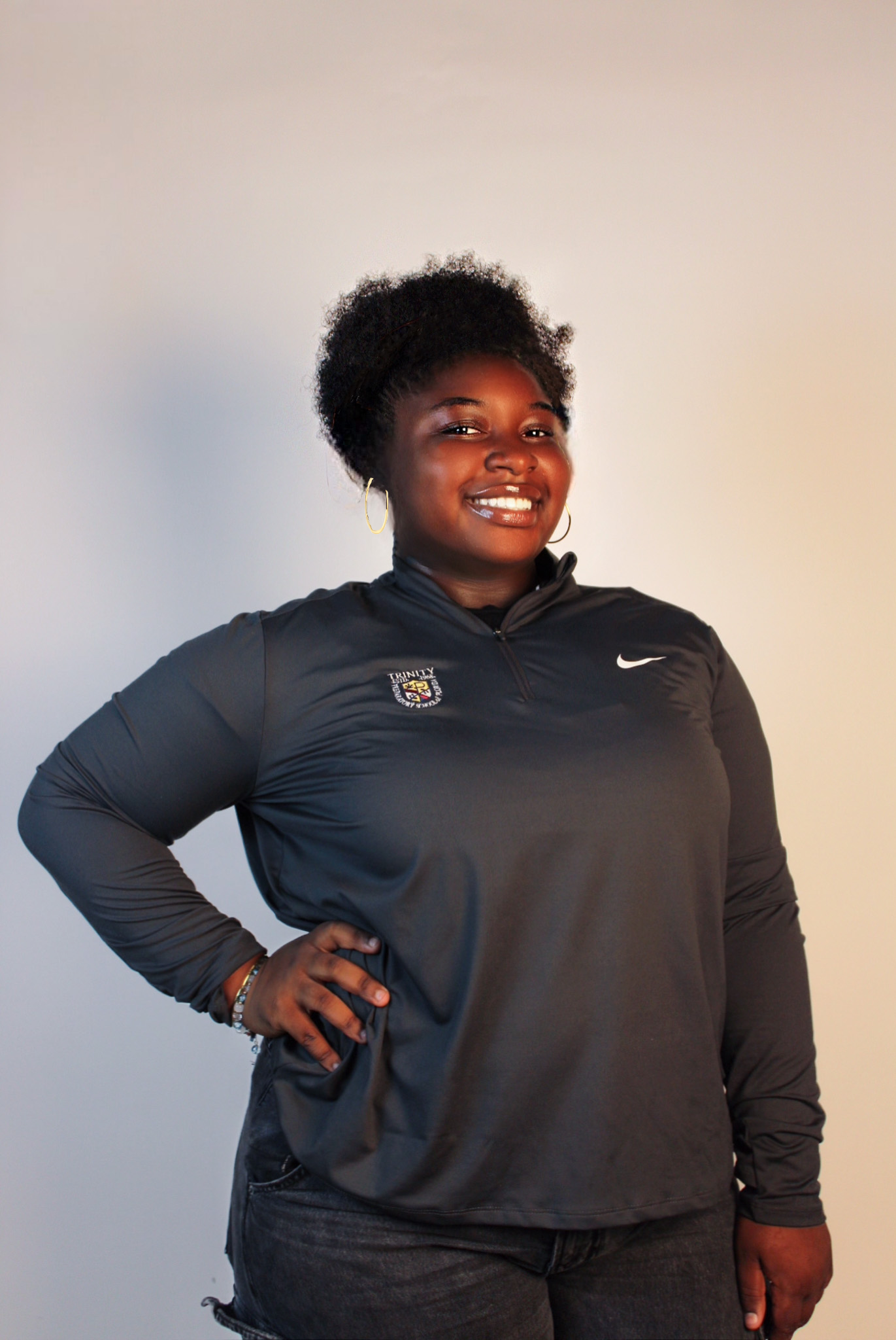 Women's Grey 1/4 Zip