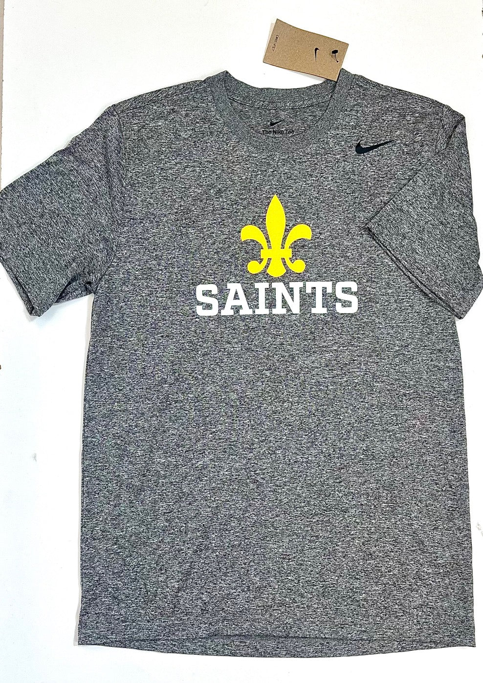 Women's Grey T-Shirt (Fleur de Lis)