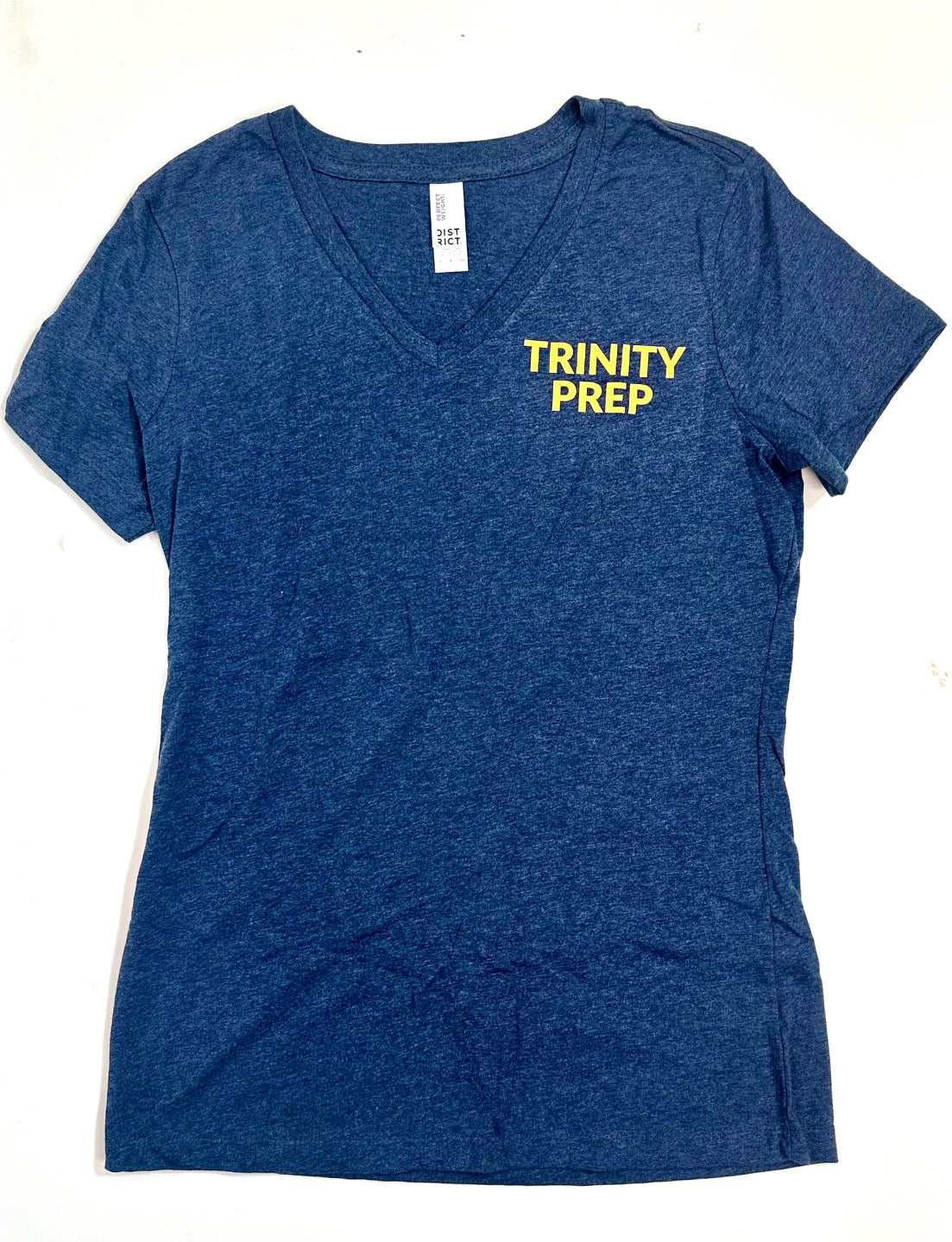 V Neck T-Shirt Women Heather Navy